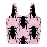 Pink Roaches Full Print Recycle Bag (L)