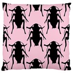 Pink Roaches Standard Flano Cushion Case (One Side)