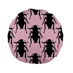 Pink Roaches Standard 15  Premium Flano Round Cushion 