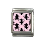 Pink Roaches Italian Charm (13mm)