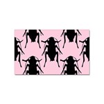 Pink Roaches Sticker (Rectangular)