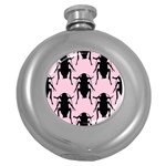 Pink Roaches Hip Flask (5 oz)