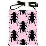 Pink Roaches Shoulder Sling Bag