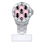 Pink Roaches Plastic Nurses Watch