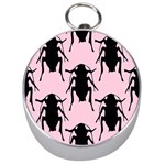 Pink Roaches Silver Compass