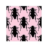 Pink Roaches Small Satin Scarf (Square)