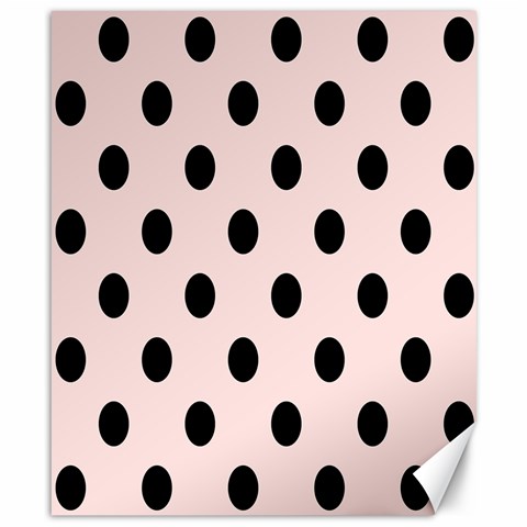 Polka Dots 8.15 x9.66  Canvas - 1