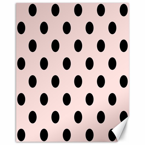 Polka Dots 10.95 x13.48  Canvas - 1