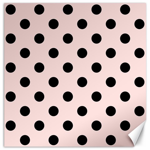 Polka Dots 11.4 x11.56  Canvas - 1