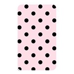 Polka Dots - Black on Piggy Pink Memory Card Reader (Rectangular)