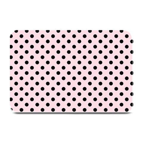 Polka Dots 18 x12  Plate Mat