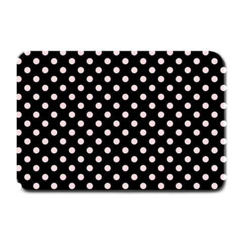 Polka Dots 18 x12  Plate Mat