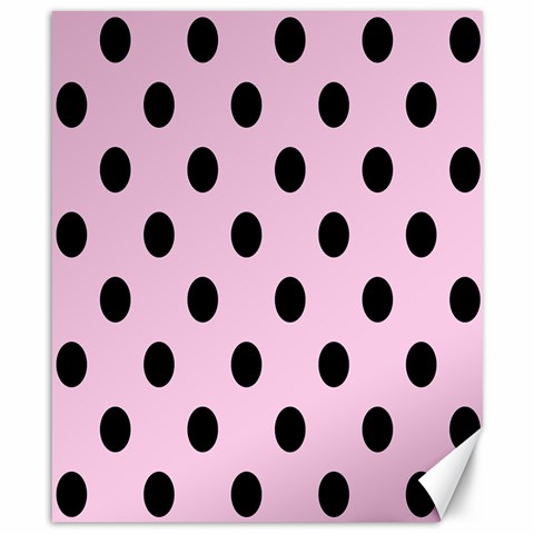 Polka Dots 8.15 x9.66  Canvas - 1