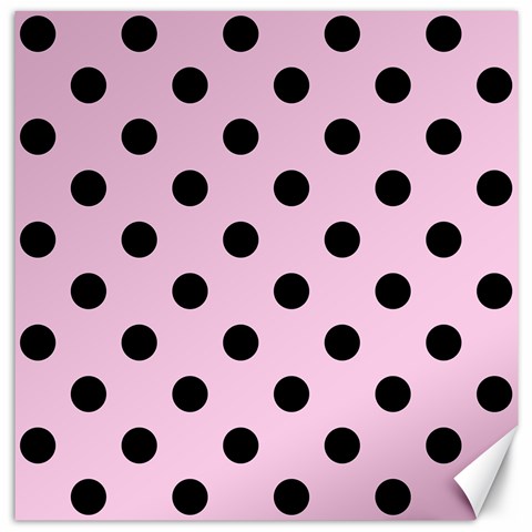 Polka Dots 11.4 x11.56  Canvas - 1