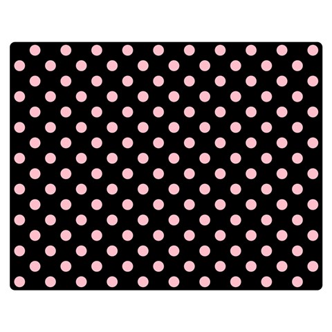 Polka Dots 60 x50  Blanket Front