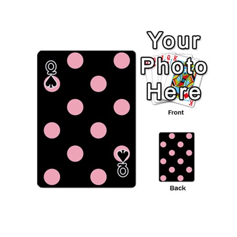 Queen Polka Dots Front - SpadeQ