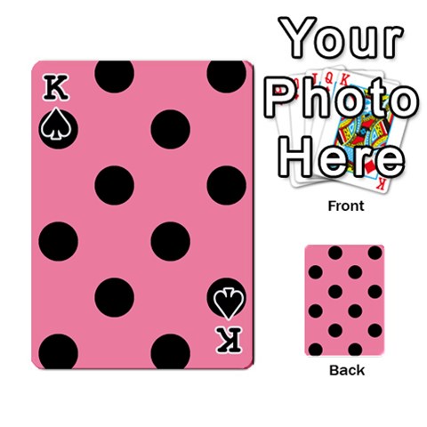 King Polka Dots Front - SpadeK