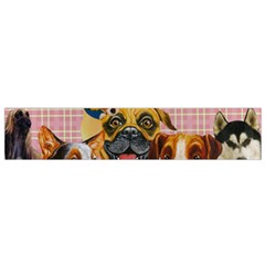 Dogs Are Fun  Flano Scarf (Small) from ArtsNow.com Front