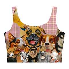 Dogs Are Fun  Midi Sleeveless Dress from ArtsNow.com Top Front