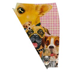 Dogs Are Fun  Midi Wrap Pencil Skirt from ArtsNow.com Front Left