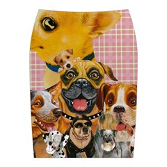 Dogs Are Fun  Midi Wrap Pencil Skirt from ArtsNow.com Back