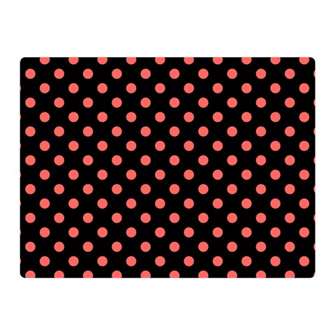 Polka Dots 35 x27  Blanket Front