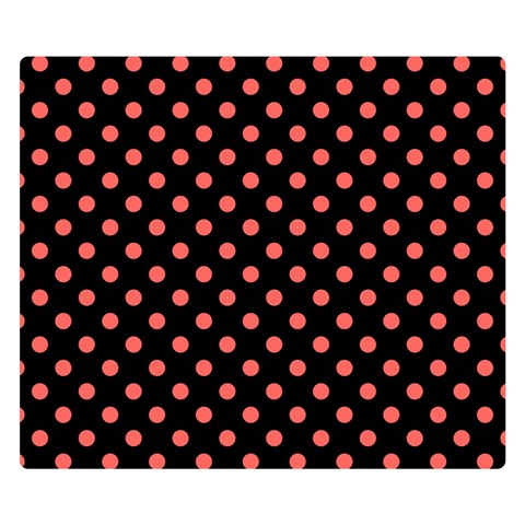 Polka Dots 50 x40  Blanket Front