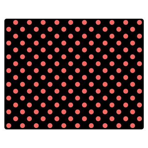 Polka Dots 60 x50  Blanket Front