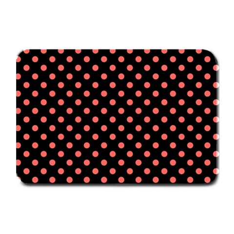 Polka Dots 18 x12  Plate Mat