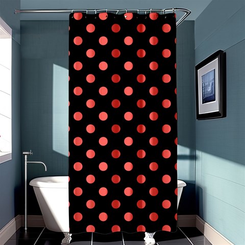 Polka Dots Curtain(36 X72 ) - 33.26 x66.24  Curtain(36 X72 )