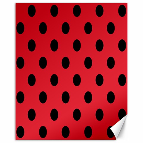 Polka Dots 15.75 x19.29  Canvas - 1