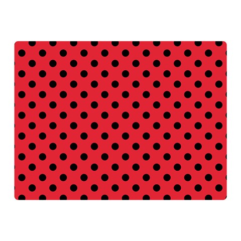 Polka Dots 35 x27  Blanket Front