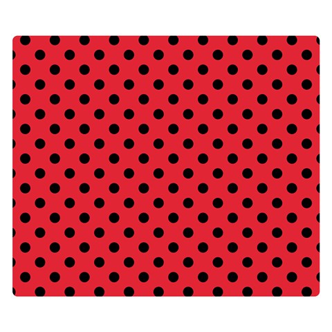 Polka Dots 50 x40  Blanket Front