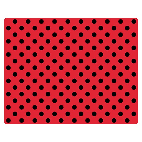 Polka Dots 60 x50  Blanket Front