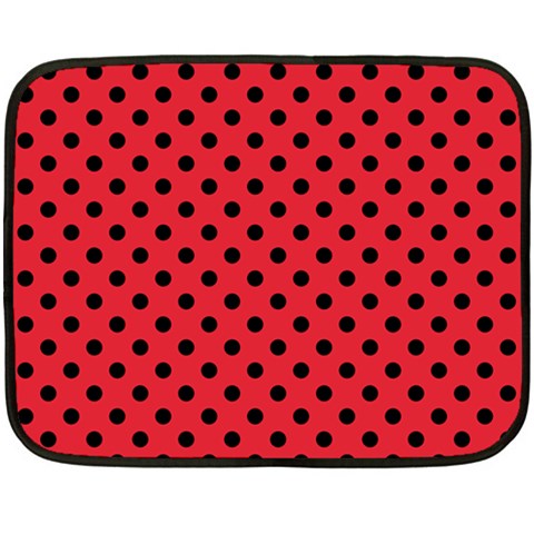 Polka Dots 35 x27  Blanket Front