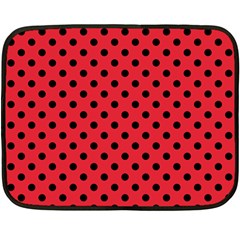 Polka Dots 35 x27  Blanket Front