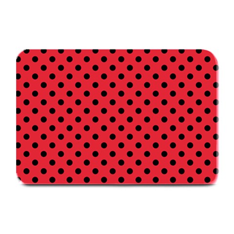 Polka Dots 18 x12  Plate Mat