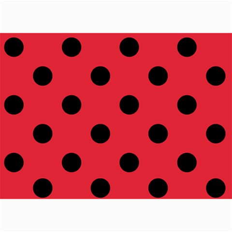 Polka Dots 7 x5  Photo Card - 3