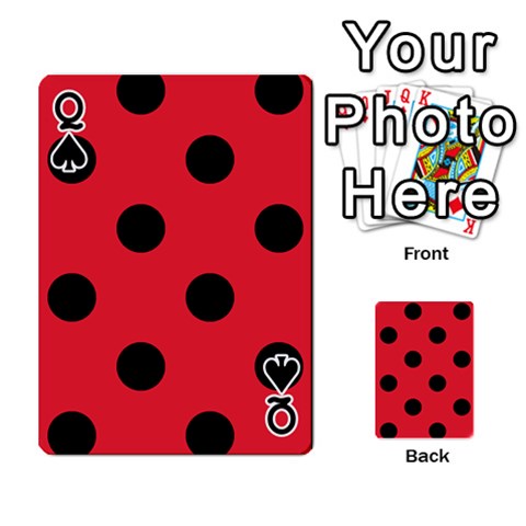 Queen Polka Dots Front - SpadeQ