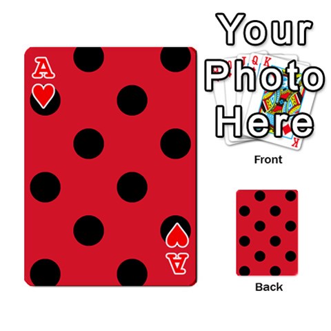 Ace Polka Dots Front - HeartA