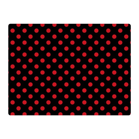 Polka Dots 35 x27  Blanket Front