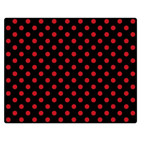 Polka Dots 60 x50  Blanket Front