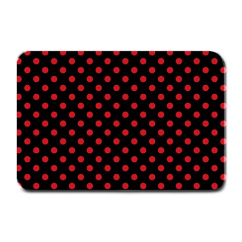 Polka Dots 18 x12  Plate Mat