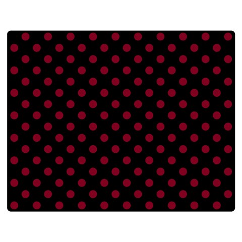 Polka Dots 60 x50  Blanket Back