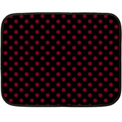 Polka Dots 35 x27  Blanket Back