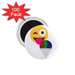 glitter wink emoji  1.75  Magnet (100 pack) 