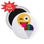 glitter wink emoji  2.25  Magnet (100 pack) 