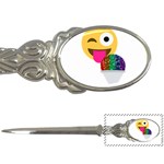 glitter wink emoji  Letter Opener