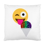 glitter wink emoji  Standard Cushion Case (One Side)