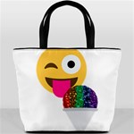 glitter wink emoji  Bucket Bag